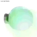 GobekUsa Spherical Glass Sconce Light - Minimalist Wall Mounted Lighting for Balcony - 1 Bulb, White, 10"/11.5"/13" Wide