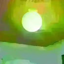 GobekUsa Spherical Glass Sconce Light - Minimalist Wall Mounted Lighting for Balcony - 1 Bulb, White, 10"/11.5"/13" Wide