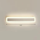 GobekUsa Minimalist LED Bar Vanity Light for Bathroom - White Acrylic Wall Mount