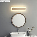 GobekUsa Minimalist LED Bar Vanity Light for Bathroom - White Acrylic Wall Mount