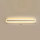 GobekUsa Minimalist LED Bar Vanity Light for Bathroom - White Acrylic Wall Mount