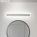 GobekUsa Minimalist LED Bar Vanity Light for Bathroom - White Acrylic Wall Mount