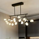 GobekUsa Minimalist LED Ceiling Light: Acrylic Firefly Island Fixture for Dining Room