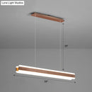 GobekUsa Minimalist LED Island Pendant - Linear Acrylic Hanging Light for Dining Room