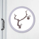 GobekUsa Minimalist LED Mural Wall Lamp in Acrylic, White, and Coffee Tones