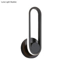 GobekUsa Minimalist LED Oval Wall Sconce Light for Living Room - Stylish Metal Mount Lighting