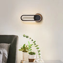 GobekUsa Minimalist LED Oval Wall Sconce Light for Living Room - Stylish Metal Mount Lighting