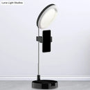 GobekUsa Minimal LED Makeup Lighting Mobile Phone Holder with USB Fill Flush Lamp in Black/White/Pink