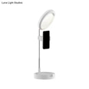 GobekUsa Minimal LED Makeup Lighting Mobile Phone Holder with USB Fill Flush Lamp in Black/White/Pink