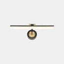 GobekUsa Minimalist LED Vanity Light for Bathroom Walls - Swing Arm Bath Bar with Acrylic Shade