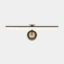 GobekUsa Minimalist LED Vanity Light for Bathroom Walls - Swing Arm Bath Bar with Acrylic Shade