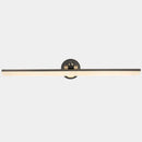 GobekUsa Minimalist LED Vanity Light for Bathroom Walls - Swing Arm Bath Bar with Acrylic Shade