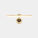 GobekUsa Minimalist LED Vanity Light for Bathroom Walls - Swing Arm Bath Bar with Acrylic Shade