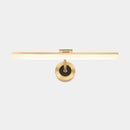 GobekUsa Minimalist LED Vanity Light for Bathroom Walls - Swing Arm Bath Bar with Acrylic Shade