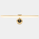 GobekUsa Minimalist LED Vanity Light for Bathroom Walls - Swing Arm Bath Bar with Acrylic Shade