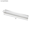 GobekUsa Minimalist LED Vanity Wall Light with Ultra-Thin Acrylic Design - 9"/16.5" - Warm/White - Chrome Finish for Bathroom
