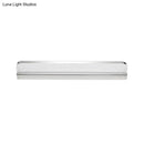 GobekUsa Minimalist LED Vanity Wall Light with Ultra-Thin Acrylic Design - 9"/16.5" - Warm/White - Chrome Finish for Bathroom