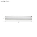 GobekUsa Minimalist LED Vanity Wall Light with Ultra-Thin Acrylic Design - 9"/16.5" - Warm/White - Chrome Finish for Bathroom