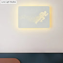 GobekUsa Minimalist LED Wall Lamp with Running Man Pattern