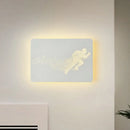 GobekUsa Minimalist LED Wall Lamp with Running Man Pattern