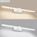 GobekUsa Minimalist LED Wall Mount Light Fixture - Stick Shaped Bathroom Vanity Lighting in Acrylic