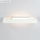 GobekUsa Minimalist LED Wall Sconce: Rectangular Aluminum Fixture, 12"/16" Diameter, Black/White