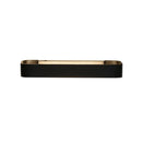 GobekUsa Minimalist LED Wall Sconce: Rectangular Aluminum Fixture, 12"/16" Diameter, Black/White