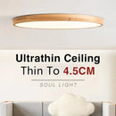 GobekUsa LED Wooden Ceiling Light for Stylish Home Decor and Lighting