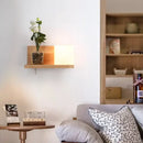 GobekUsa LED Wooden Wall Lamps for Bedroom Stairs Interior Lighting Sconce Fixtures