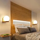 GobekUsa LED Wooden Wall Lamps for Bedroom Stairs Interior Lighting Sconce Fixtures