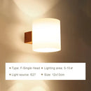 GobekUsa LED Wooden Wall Lamps for Bedroom Stairs Interior Lighting Sconce Fixtures