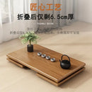 GobekUsa Bamboo Folding Table: Japanese Style, Bedroom & Study Essential, Durable Design