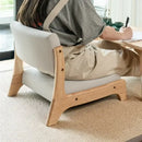 GobekUsa Legless Tatami Chair with Back Support for Reading & Meditation