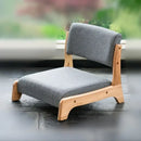 GobekUsa Legless Tatami Chair with Back Support for Reading & Meditation