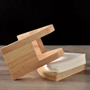 Minimalist light wood coffee filter holder kitchen paper dispenser by Decorbites