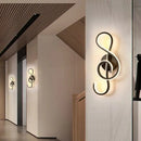GobekUsa Minimalist Line Art LED Sconce Light Fixture - Black Metal Wall Mounted Lamp for Hallways