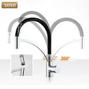 GobekUsa Black Chrome Kitchen Tap Faucet Pull Down Mixer for Sink.