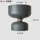 GobekUsa Forged Iron Chandelier Pendant Light E27 Indoor Decorative Lighting