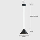 GobekUsa Brushed Sliver Black Pendant Light Chandelier for Bedroom Kitchen Dining Room