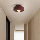 GobekUsa Led Ceiling Light Macaron Minimalist Small Round Hallway Balcony Bedroom E27