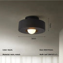 GobekUsa Led Ceiling Light Macaron Minimalist Small Round Hallway Balcony Bedroom E27