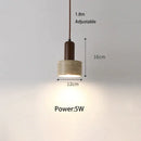 GobekUsa Cream Wind LED Pendant Lamp - Simple Modern Nordic Ceiling Light