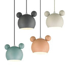 GobekUsa Cartoon Mouse Pendant Light: Nordic Iron Hanging Lamp for Children's Room, LED Lighting Fixtures