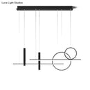 GobekUsa Minimalist Metal Dinner Suspension Lamp with LED Island Pendant and Spotlight