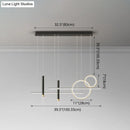 GobekUsa Minimalist Metal Dinner Suspension Lamp with LED Island Pendant and Spotlight