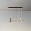 GobekUsa Minimalist Metal Dinner Suspension Lamp with LED Island Pendant and Spotlight