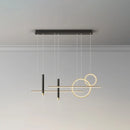 GobekUsa Minimalist Metal Dinner Suspension Lamp with LED Island Pendant and Spotlight