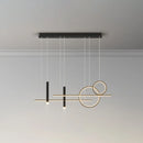 GobekUsa Minimalist Metal Dinner Suspension Lamp with LED Island Pendant and Spotlight