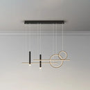 GobekUsa Minimalist Metal Dinner Suspension Lamp with LED Island Pendant and Spotlight