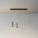 GobekUsa Minimalist Metal Dinner Suspension Lamp with LED Island Pendant and Spotlight